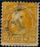 Stamps United States -  USA 1932 Scott 715 Sello Presidente George Washington usado Estados Unidos Etats Unis