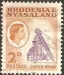 Stamps Africa - Malawi -  mina de cobre