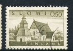 Stamps Finland -  Construcción tipica