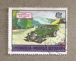 Sellos de Asia - Mongolia -  50 Aniv. del transporte moderno