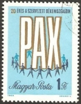 Stamps Hungary -  paz
