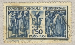 Sellos del Mundo : Europe : France : International Colonial Exposition in Paris