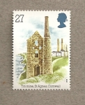 Stamps United Kingdom -  Arqueología industrial