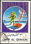 Stamps United Arab Emirates -  umm al qiwain, apolo 11, espacio