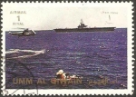 Stamps United Arab Emirates -  umm al qiwain, fuerzas navales