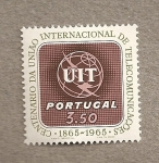 Stamps Portugal -  100 Aniv de la UIT