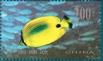 Stamps : Asia : China :  peces tropicales