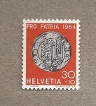 Stamps Switzerland -  Pro patria 1964