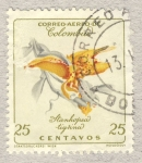 Stamps : America : Colombia :  Stanhopea tigrina