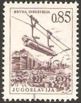 Stamps Yugoslavia -  industria maderera