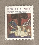 Sellos de Europa - Portugal -  5 siglos de azulejos