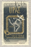 Stamps : America : Colombia :  50 años de la UPAE  1912-1962