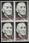 Stamps Spain -  1980 Centenario Ramon P, de Ayala