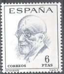 Stamps Spain -  Literatos españoles. Jacinto Benavente.