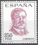 Stamps Spain -  Centenario de celebridades. Rubén Darío