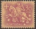 Stamps : Europe : Portugal :  caballero medieval