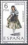 Stamps Spain -  Trajes típicos españoles. Gerona.