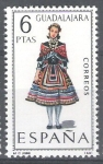 Stamps Spain -  Trajes típicos españoles. Guadalajara.