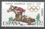Stamps Spain -  XIX Juegos Olímpicos de Méjico.Hípica.