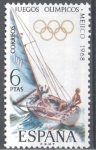 Sellos de Europa - Espaa -  XIX Juegos Olímpicos de Méjico. Vela.
