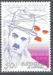 Stamps Spain -  Centenarios. Charlie Chaplin, Charlot.