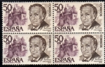 Stamps Spain -  1978 B4 Personajes: A. Machado