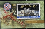 Stamps : Europe : Hungary :  1972 Apolo 15