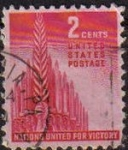 Stamps United States -  USA 1943 Scott 907 Sello Naciones Unidas por la Victoria usado Estados Unidos Etats Unis