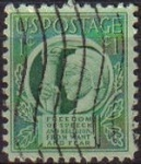 Stamps United States -  USA 1943 Scott 908 Sello Celebracion de la Libertad Antorcha usado Estados Unidos Etats Unis