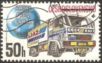 Sellos de Europa - Checoslovaquia -  rally paris dakar, camiones