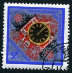 Stamps : Europe : Russia :  Reloj