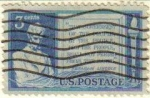 Stamps United States -  USA 1948 Scott 978 Sello 85 Aniversario Abraham Lincoln Direccion en Gettysburg usado Estados Unidos