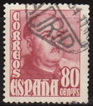 Sellos de Europa - Espa�a -  ESPAÑA 1948 1023 Sello General Franco 80c Usado Stamps