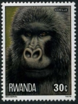 Stamps : Africa : Rwanda :  Gorila