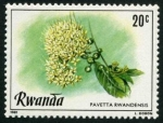 Sellos de Africa - Rwanda -  Flor