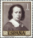 Stamps Europe - Spain -  ESPAÑA 1960 1275 Sello Nuevo Bartolomé Esteban Murillo Autorretrato 1pta