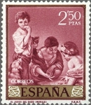 Sellos de Europa - Espa�a -  ESPAÑA 1960 1277 Sello Nuevo Bartolomé Esteban Murillo El Juego del Dado 2,50pts
