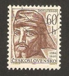 Stamps Czechoslovakia -  Donatello, escultor