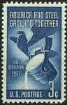 Stamps : America : United_States :   Industria siderúrgica