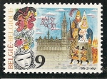 Stamps : Europe : Belgium :  Gigantes y dragones procesionales