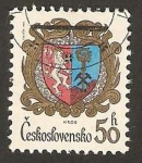 Stamps : Europe : Czechoslovakia :  2475 - Escudo de la ciudad de Hrob