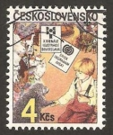 Stamps : Europe : Czechoslovakia :  2644 - X Bienal de ilustraciones para libros infantiles, en Bratislava