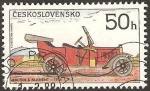 Stamps Czechoslovakia -  Automóvil laurin klement 1914
