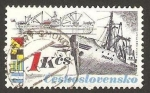 Sellos de Europa - Checoslovaquia -  Barco Pionyr