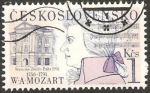 Sellos de Europa - Checoslovaquia -  Mozart, músico, II centº de su fallecimiento