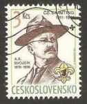 Stamps Czechoslovakia -  svojsik, fundador del movimiento mundial  scout