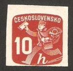 Stamps Czechoslovakia -  27 - Cartero