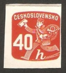 Stamps Czechoslovakia -  32 - Cartero