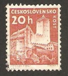 Stamps Czechoslovakia -  1070 - Vista de Kost