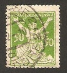 Stamps Czechoslovakia -  libertad, desencadenada